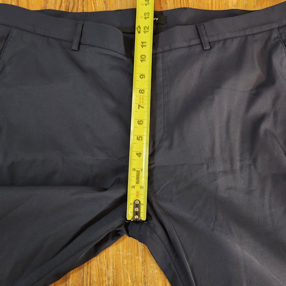Lot of 2 Theory Zane SW‎ Neoteric Khaki Blue Chino Pants 40x32 Preppy Flat Front - Picture 9 of 16